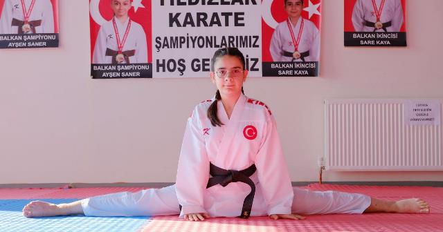 Karateci Sare Kaya’nın başarısı ayakta alkışlanır 