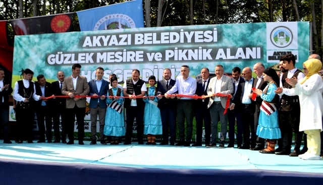 AKYAZI BELEDİYESİNDEN SÜPER BİR MESİRE ALANI  